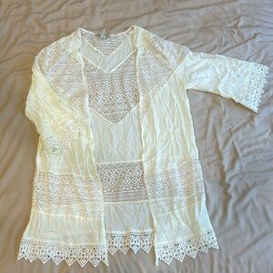 Lace coverup
